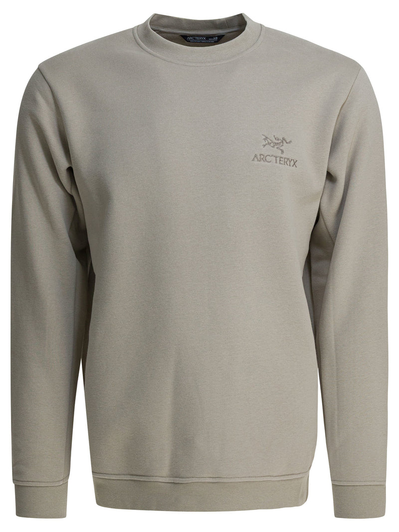 Arc'teryx Sudadera Arc'teryx Emblem de cuello redondo para hombre, color gris - World Class Fashion