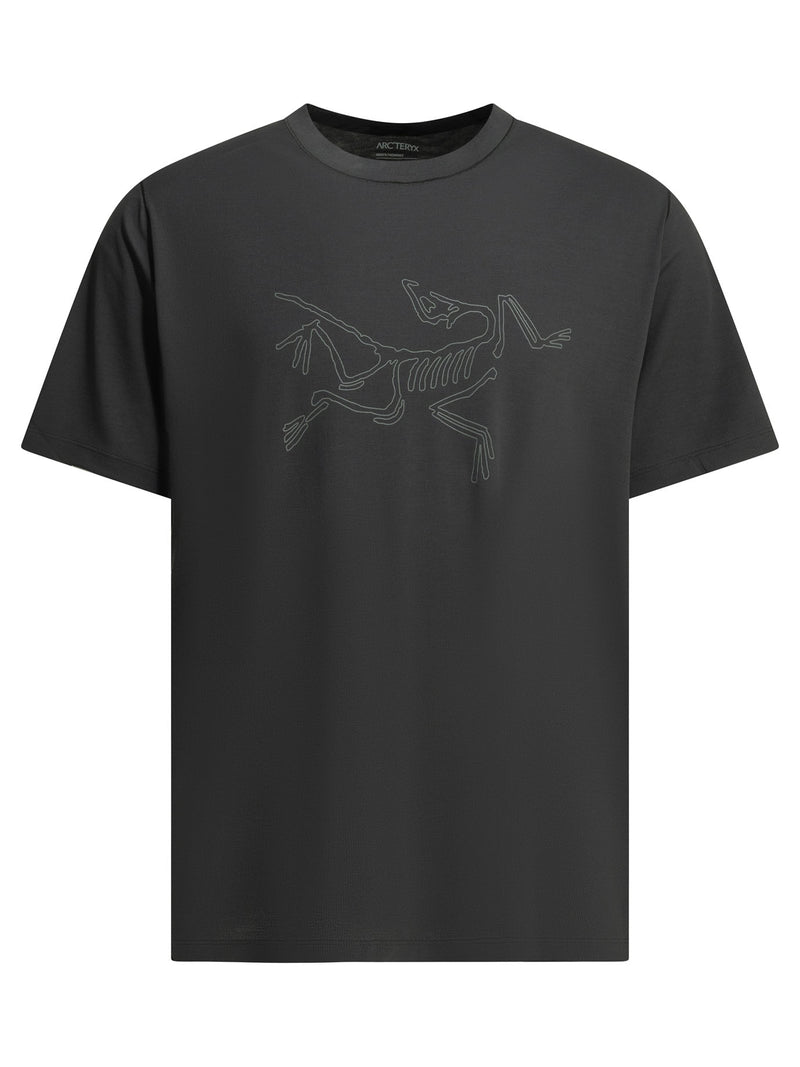 Arc'teryx Arc'teryx Cormac Camiseta de cuello redondo Negra para hombre - World Class Fashion