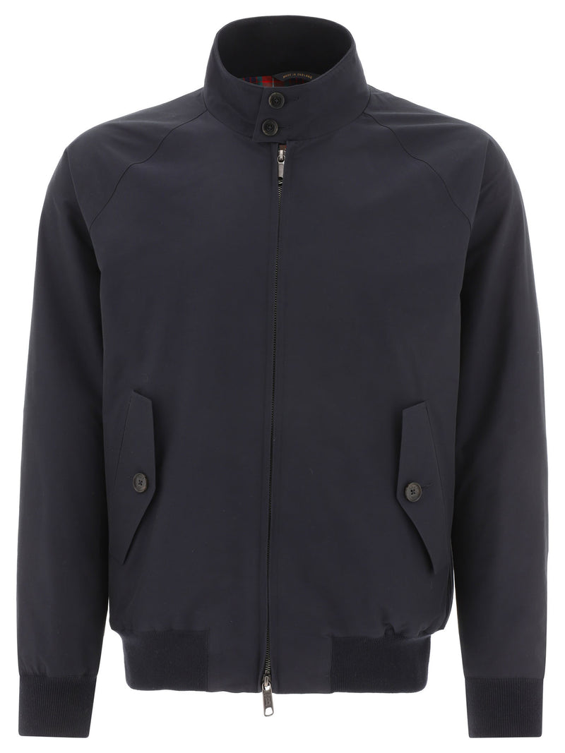 Baracuta Baracuta G9 Harrington Bomber Jacket Blue - World Class Fashion