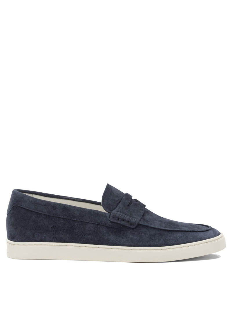 Brunello Cucinelli Brunello Cucinelli Suede Loafers Blue Men - World Class Fashion