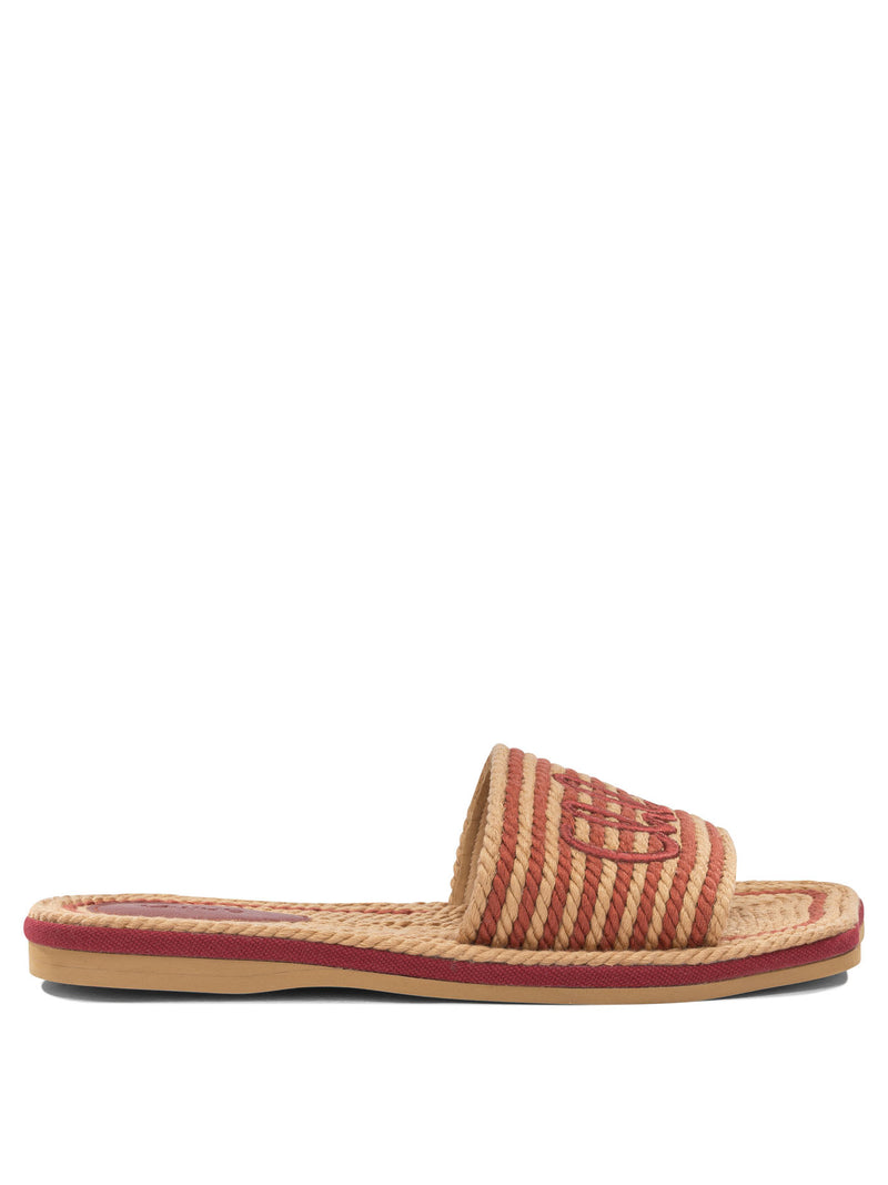 Chloe Chloé Sand Slide Red Women Sandals - World Class Fashion