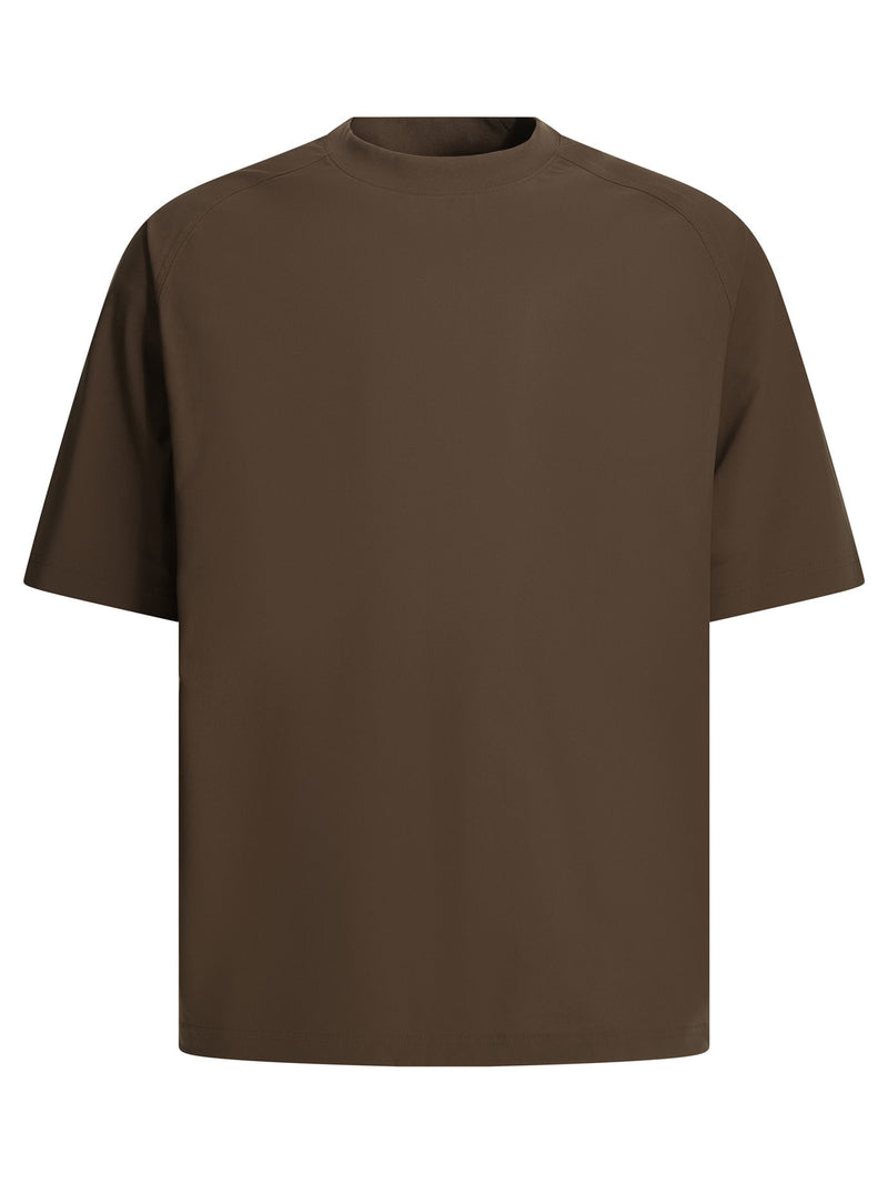 Daiwa Pier 39 Daiwa Pier 39 Tech Lightweight Crew-neck T-shirt Brown - World Class Fashion