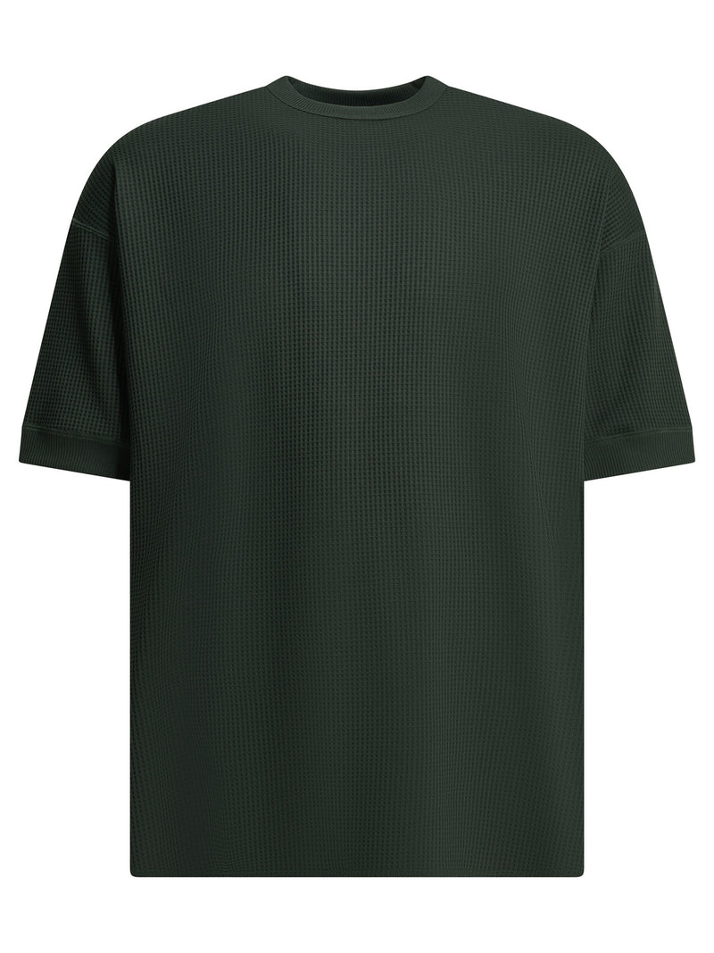 Daiwa Pier 39 Daiwa Pier 39 Tech Thermal Crew-neck T-shirt Green - World Class Fashion