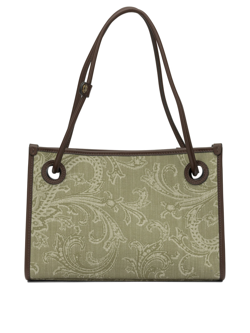 Etro Etro Shopping Eyes Medium Shoulder Bag Green - World Class Fashion