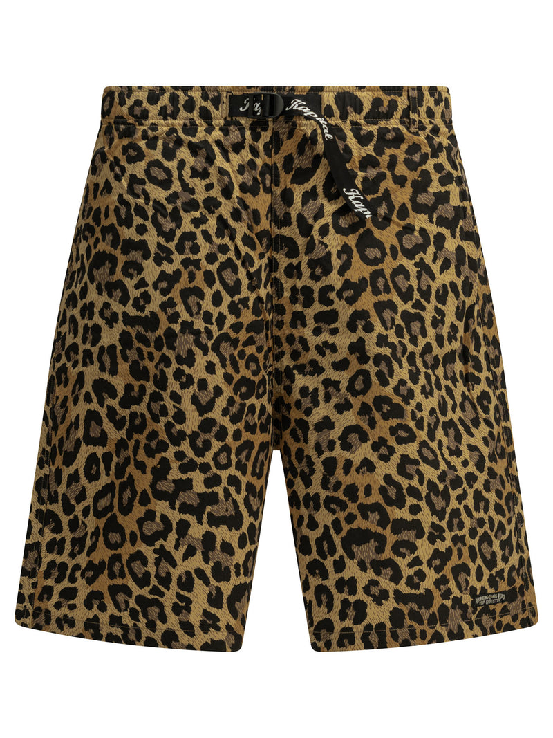 Kapital Kapital Burberry Leopard Shorts Beige Men - World Class Fashion