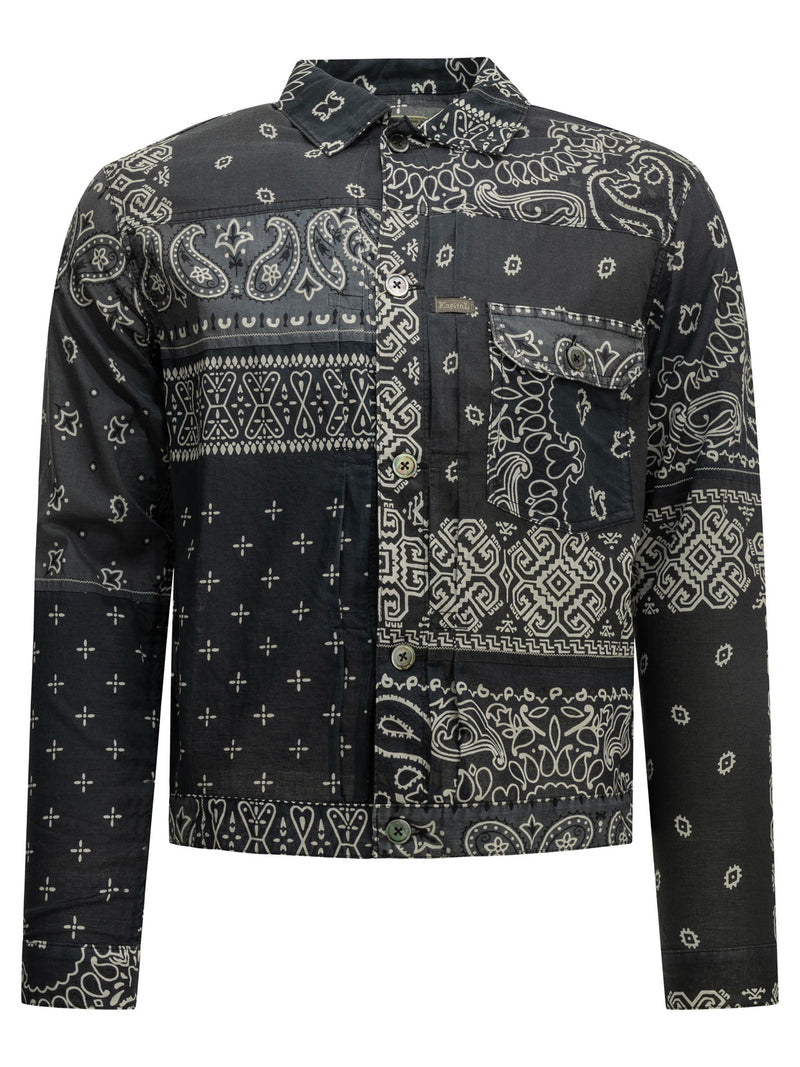 Kapital Kapital Bandana Patchwork Jacket Black - World Class Fashion