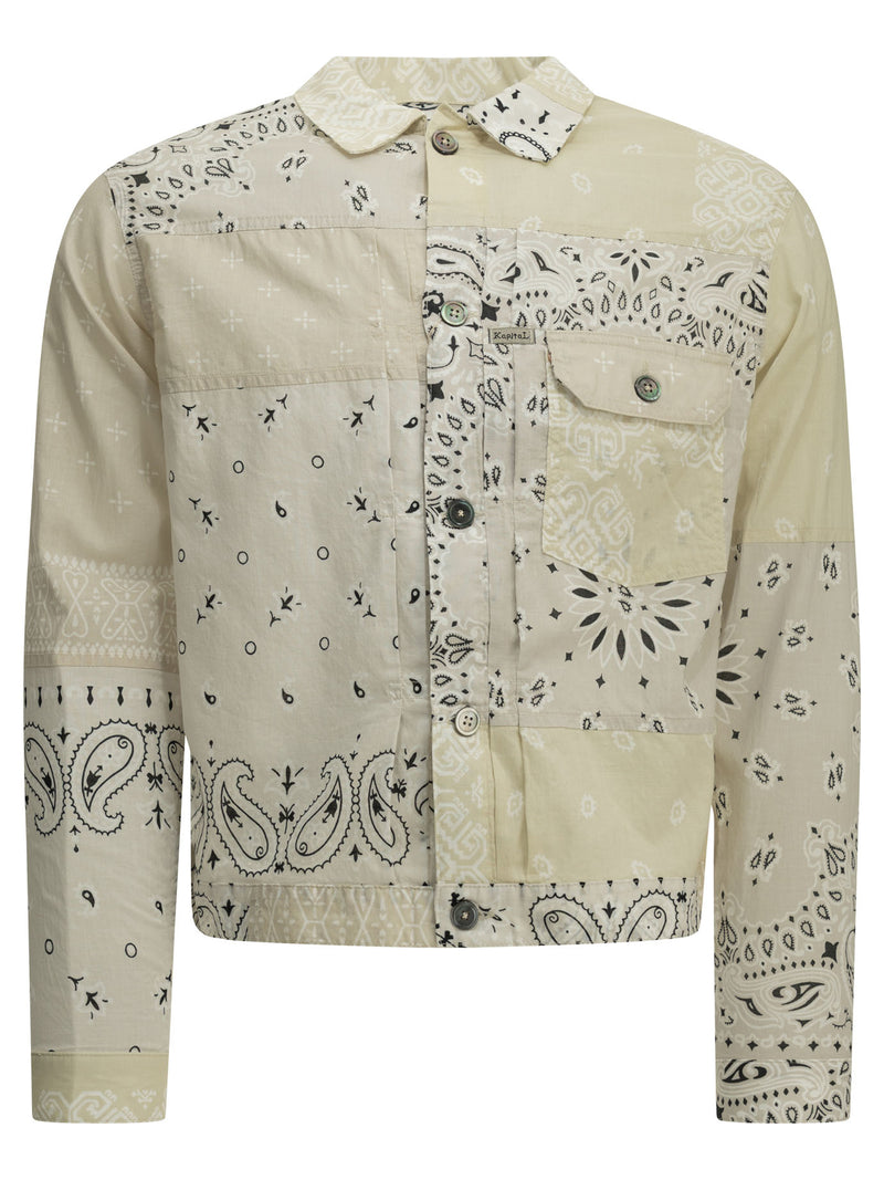 Kapital Kapital Bandana Patchwork Jacket Beige - World Class Fashion