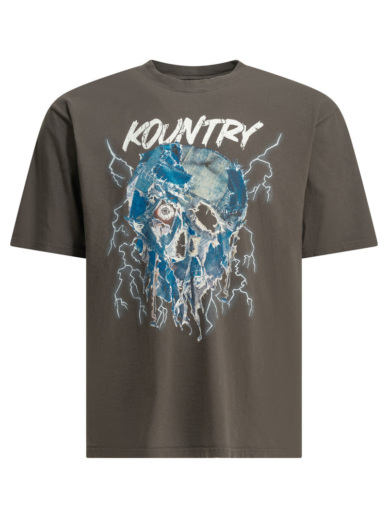 Kapital Kapital Denim Face Crew-neck T-shirt - World Class Fashion