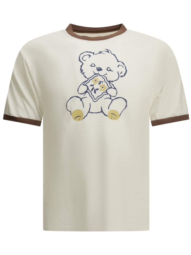 Kapital Kapital Peckish Little Bear Crew-neck T-shirt White - World Class Fashion