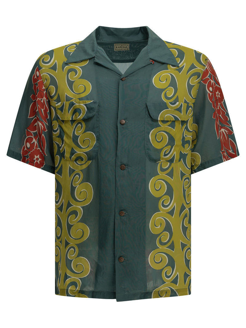 Kapital Kapital Kona Tree Casual Shirt Green Men - World Class Fashion
