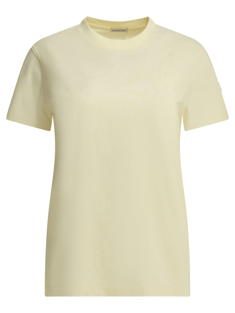 Moncler Moncler Crew-neck T-shirt White Women - World Class Fashion