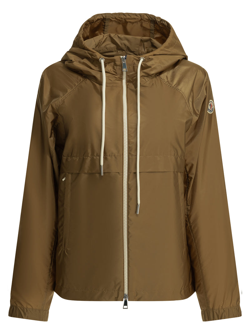 Moncler Moncler Coquelicot Technical Jacket Brown - World Class Fashion