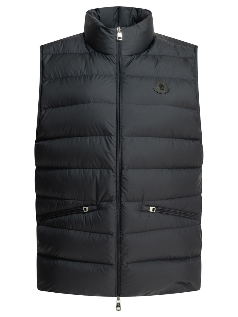 Moncler Moncler Lechtal Sleeveless Jacket Blue - World Class Fashion