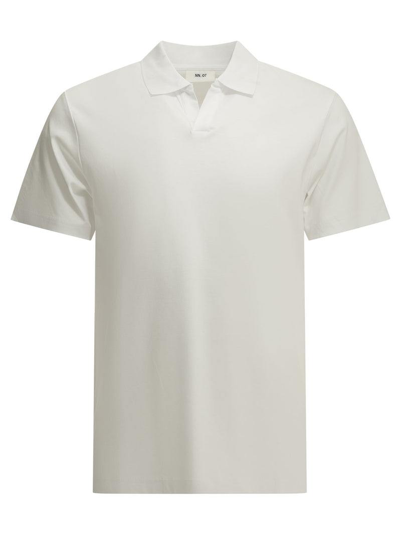 Nn.07 Nn.07 Paul Buttonless Polo Shirt White - World Class Fashion