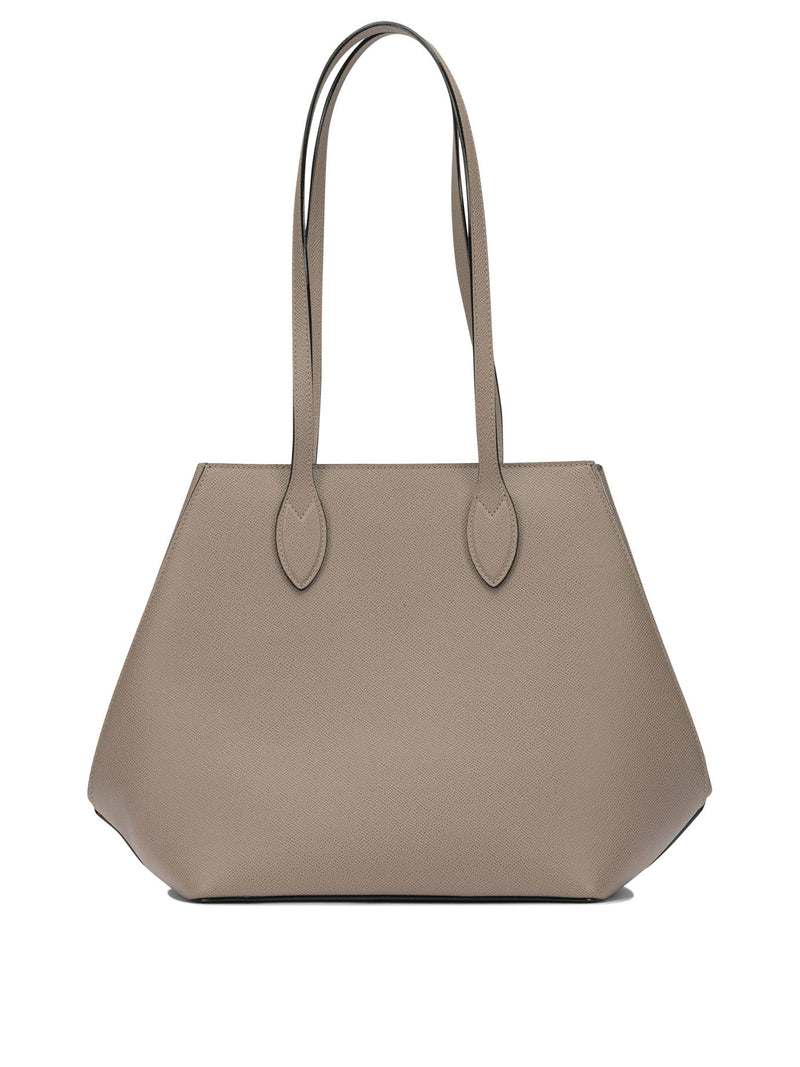 Valextra Valextra Vivi Small Shoulder Bag Beige - World Class Fashion