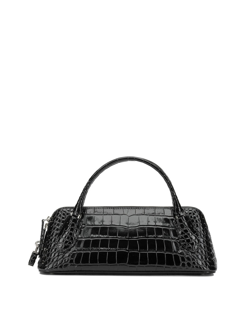 Tory Burch Tory Burch Lock In Medium Handbag Black - World Class Fashion