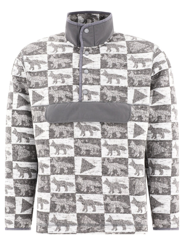 And Wander "and Wander X Maison Kitsuné" Crewneck
