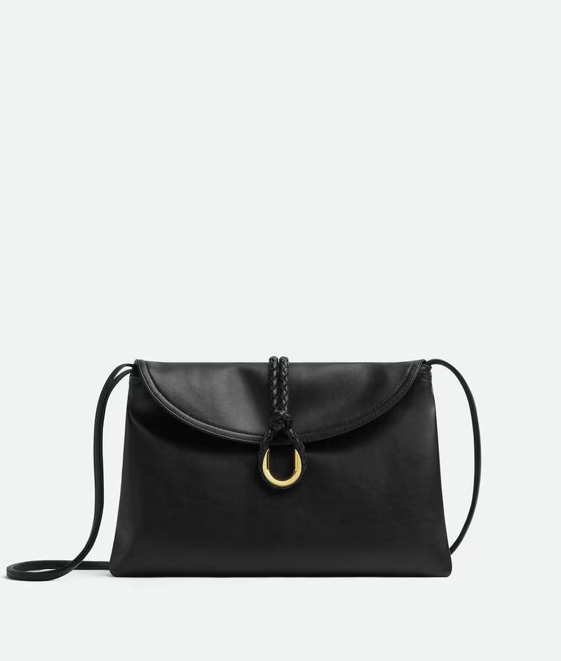 Bottega Veneta Bottega Veneta Bolso Cruzado Liberta Negro - World Class Fashion