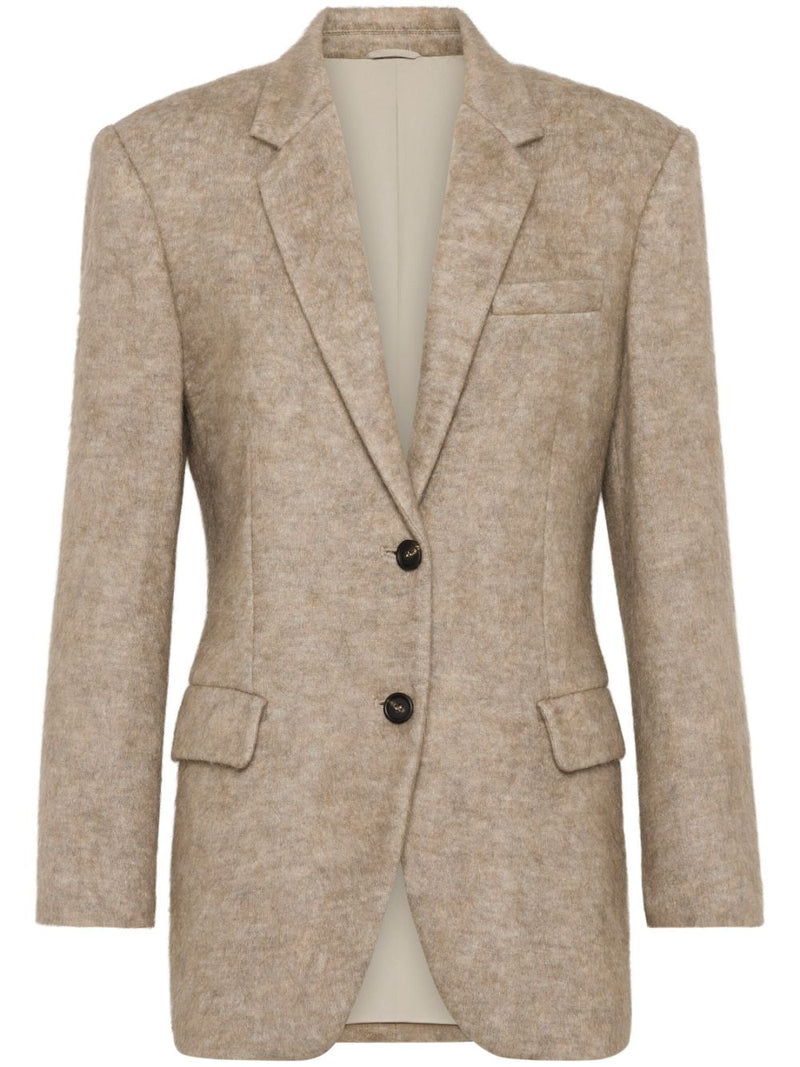 Brunello Cucinelli Brunello Cucinelli Mohair Jacket Beige Women - World Class Fashion