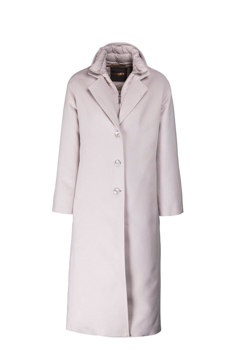 Moorer Moorer Breanna Coat Rosa Mujer - World Class Fashion