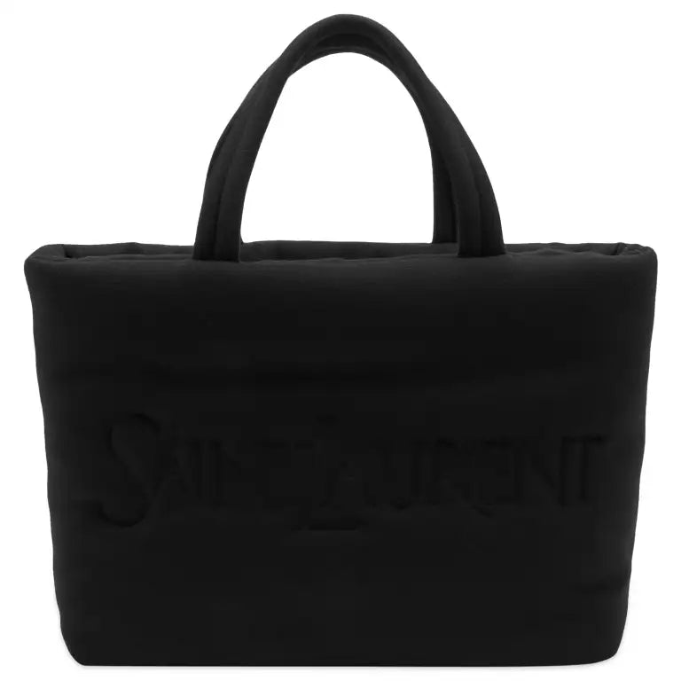 Saint Laurent Saint Laurent Wool Tote Bag Black Men - World Class Fashion
