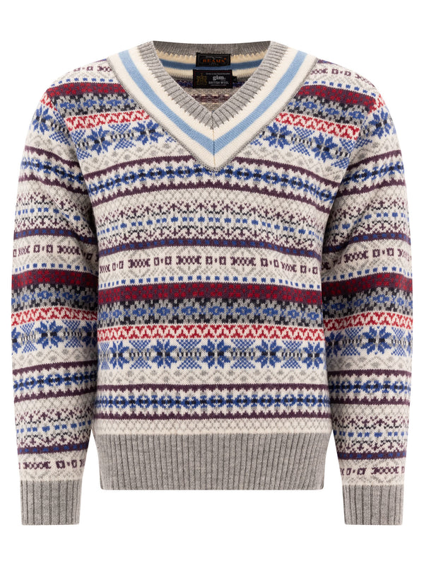 Beams Plus "fair Isle" Sweater