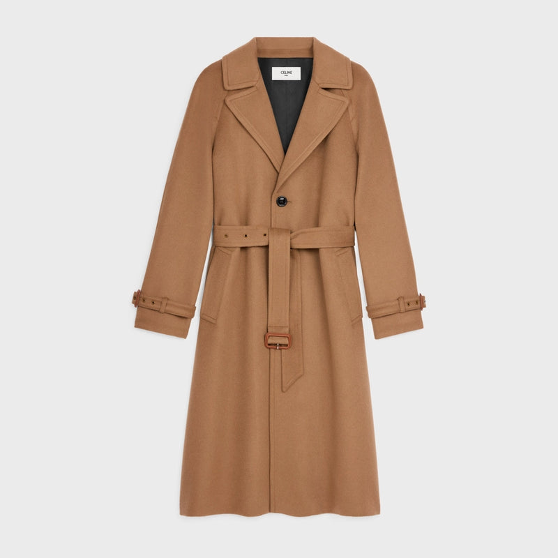 Celine Abrigo Celine Chesterfield Marrón para Mujer - World Class Fashion