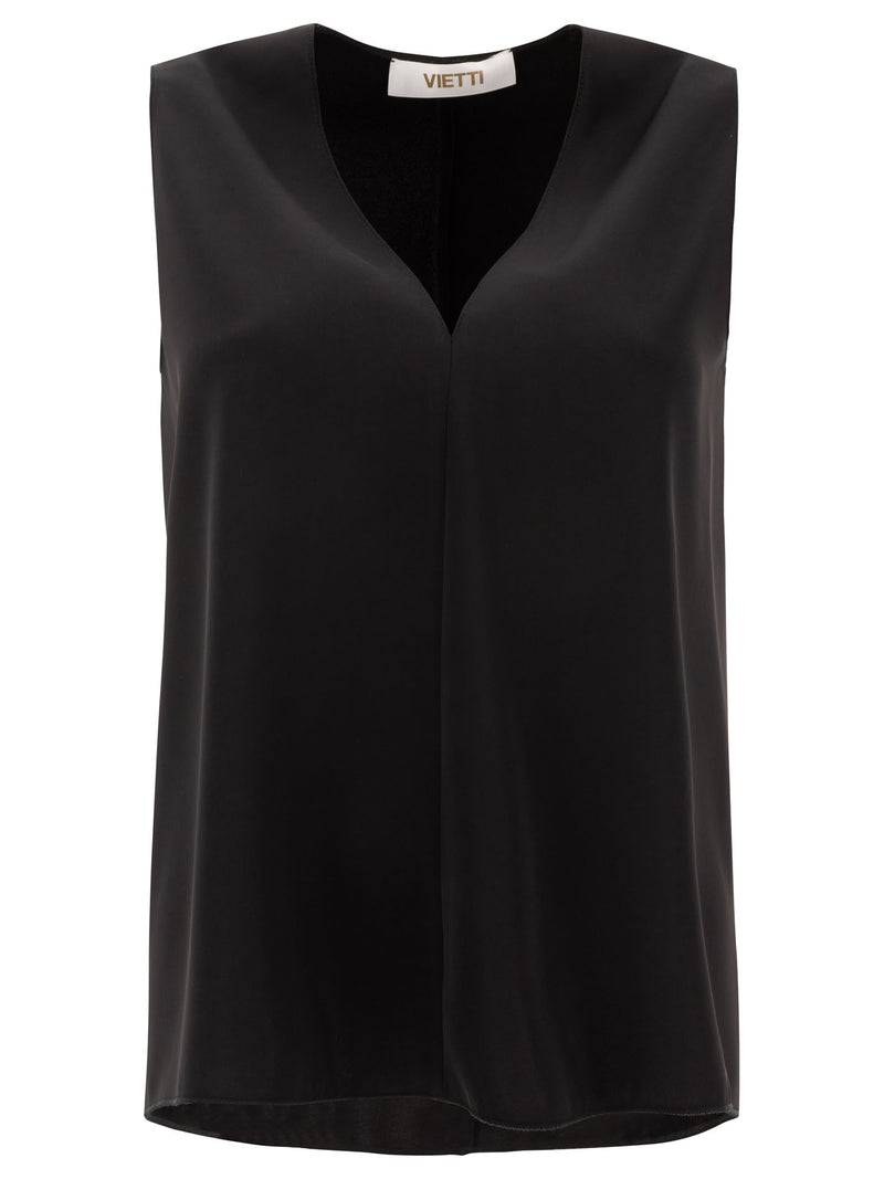 F.it F.it Women's Black Polyurethane Top - World Class Fashion