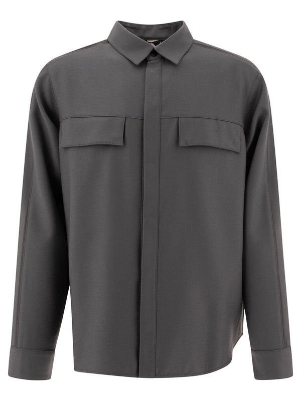 Gr10k "flanel Piping" Overshirt