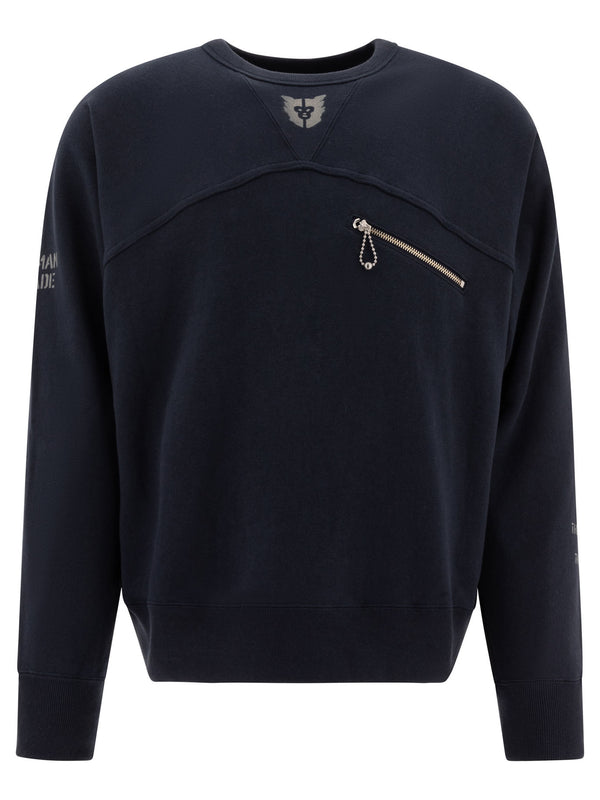 Human Made Sweatshirt With Zipper Detail
