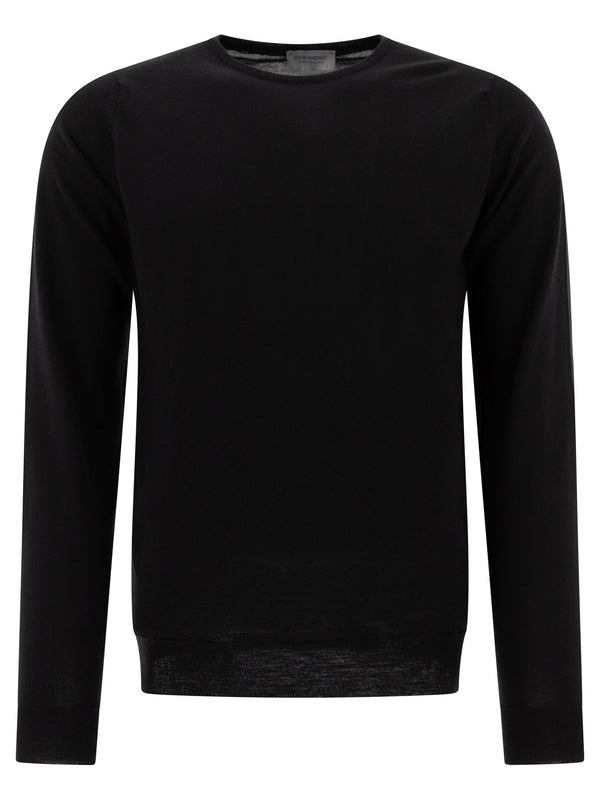 John Smedley Merino Wool "lundy" Crewneck Sweater In
