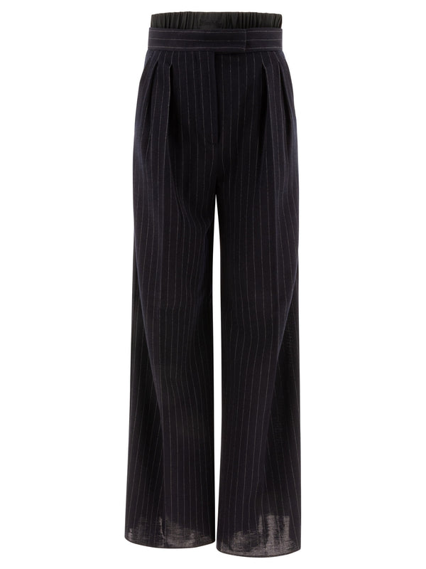 Max Mara "piroghe" Pinstriped Trousers