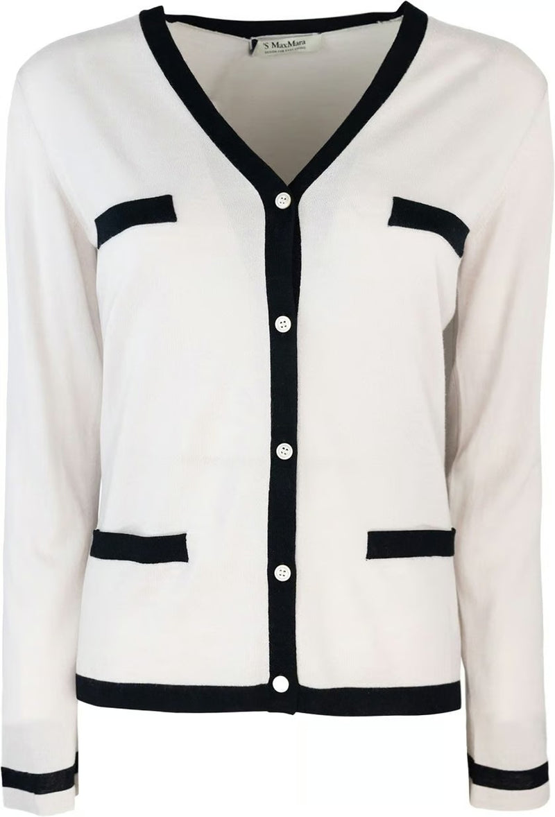 Max Mara Max Mara Kenia Cárdigan Blanco para Mujer - World Class Fashion