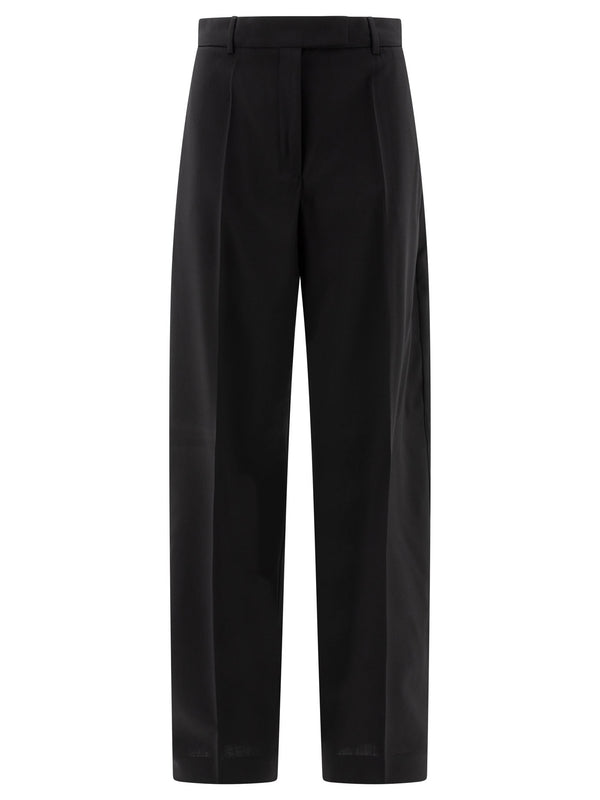 Max Mara Sportmax Oversize Trousers In Stretch Wool