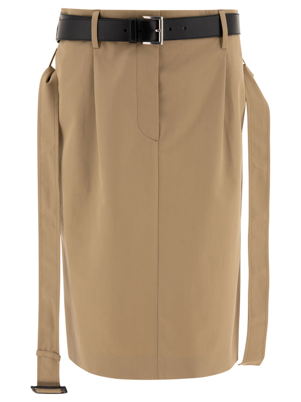 Prada Cotton Twill Skirt