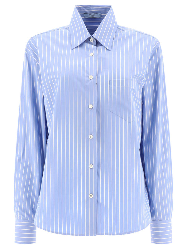 Prada Striped Poplin Shirt