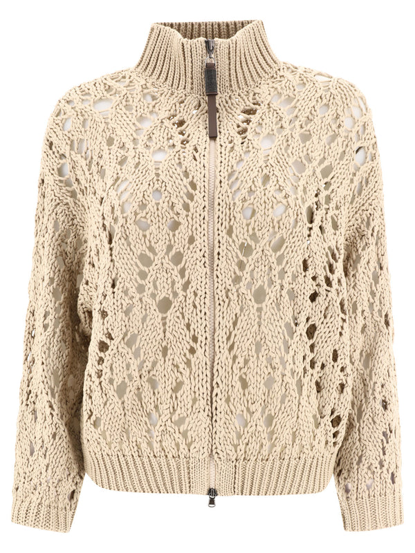 Brunello Cucinelli "lace Stitch" Cardigan