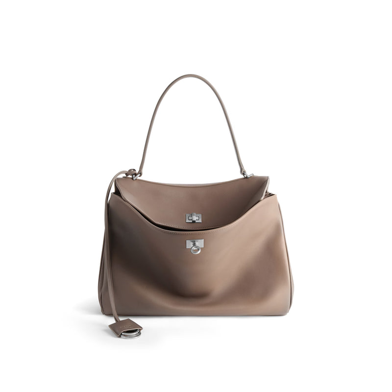 Balenciaga Balenciaga Rodeo Bolso al Hombro Beige - World Class Fashion