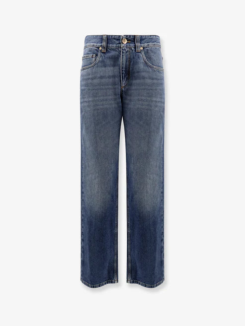 Brunello Cucinelli Brunello Cucinelli Column Jeans Blue Women - World Class Fashion