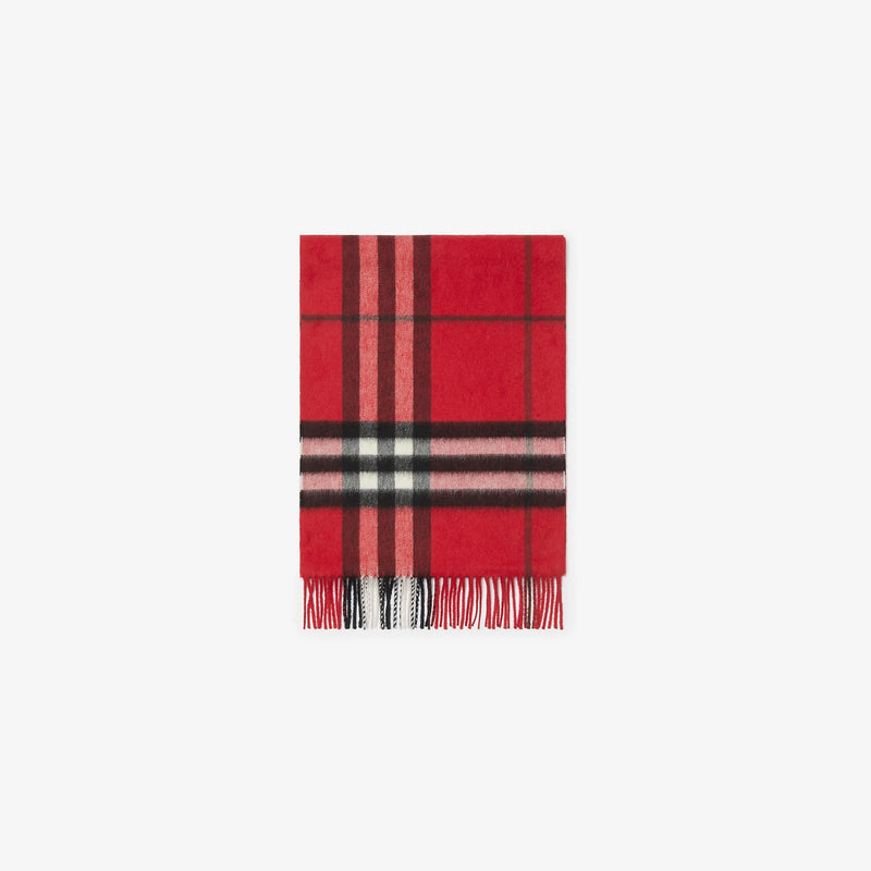 Burberry Burberry Cashmere Scarf Red Check Men - World Class Fashion