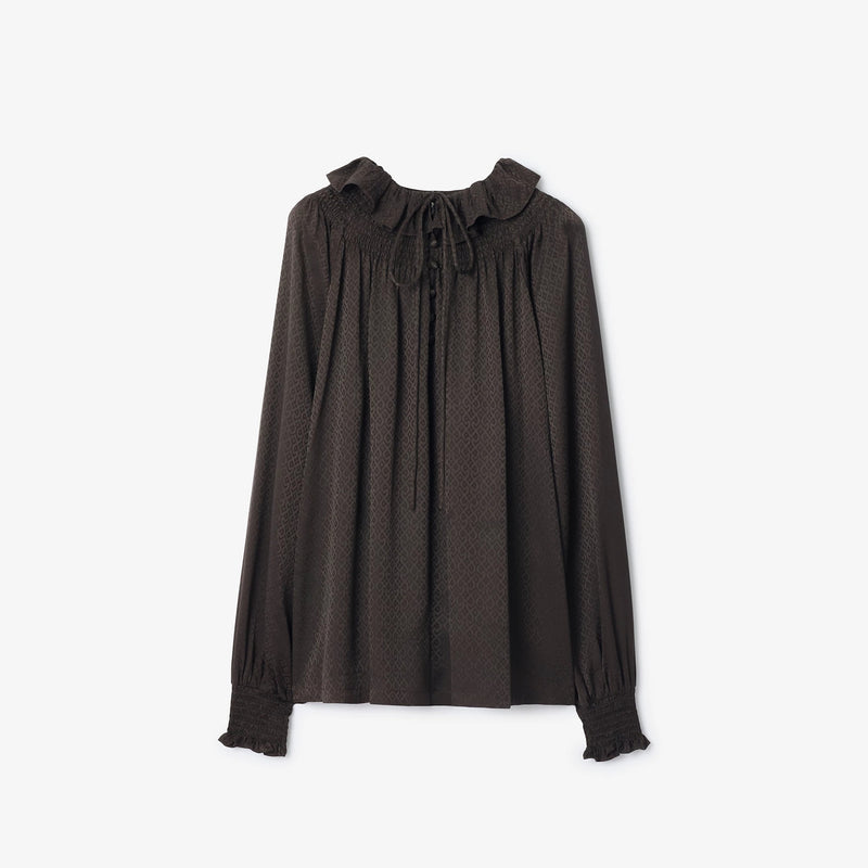 Burberry Burberry Silk Shirt Black Women - World Class Fashion