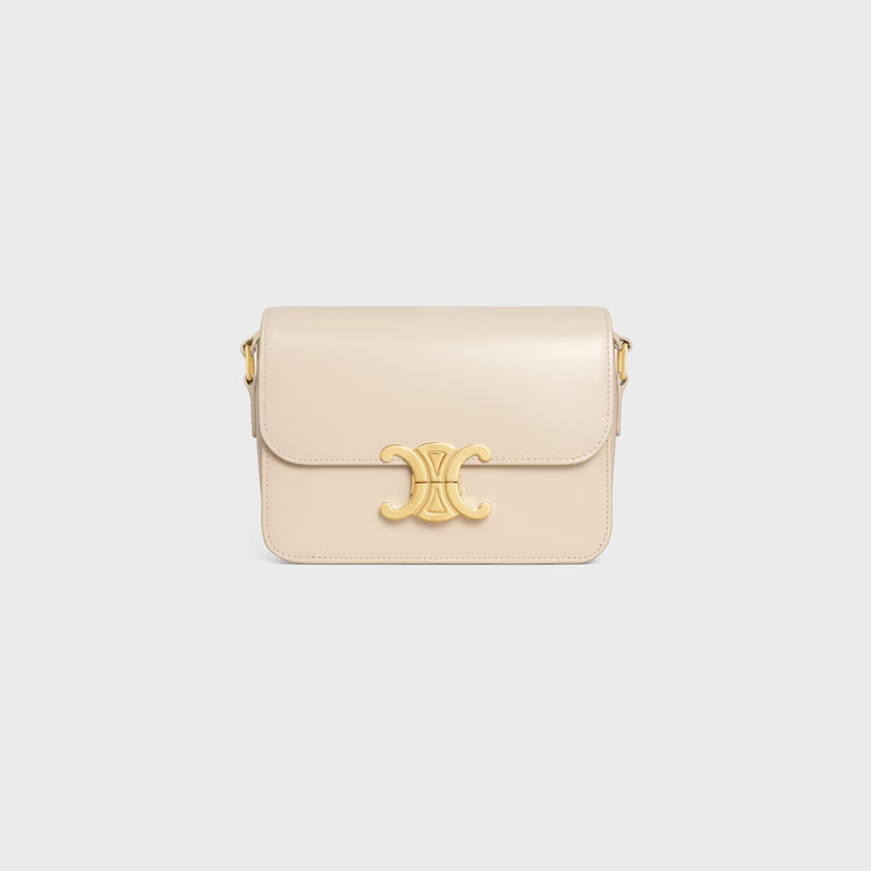 Celine Bolso bandolera Triomphe de Celine en blanco - World Class Fashion