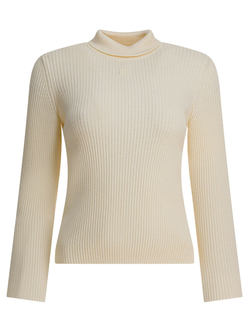 Celine Celine Wool Blend Sweater White Women - World Class Fashion