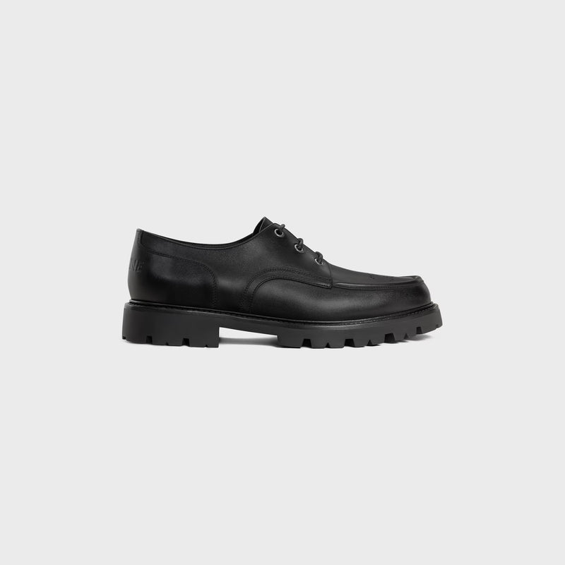 Celine Zapatos Celine Margaret Derby con cordones para hombre, negros - World Class Fashion
