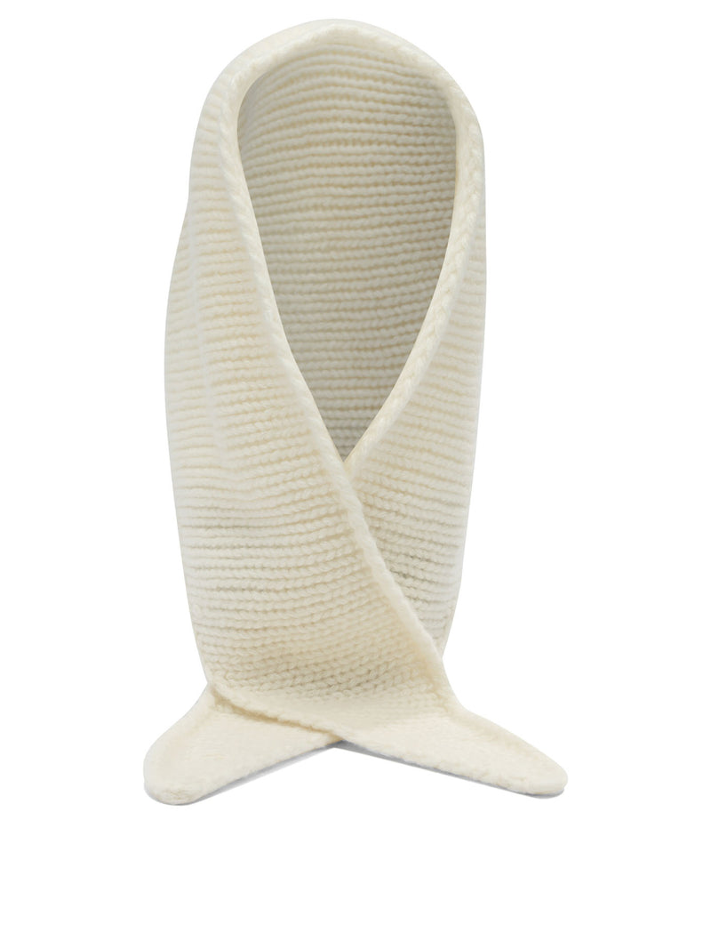 Celine Celine Wool and Cashmere Scarf White Women - World Class Fashion