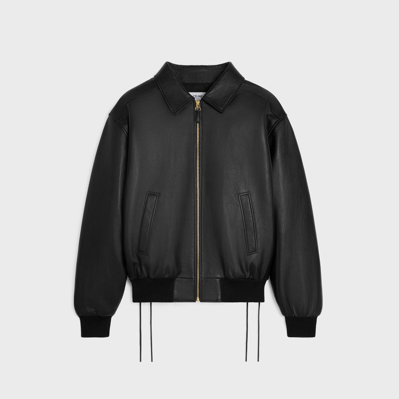 Celine Celine Aviator Blouson Jacket Black Women - World Class Fashion