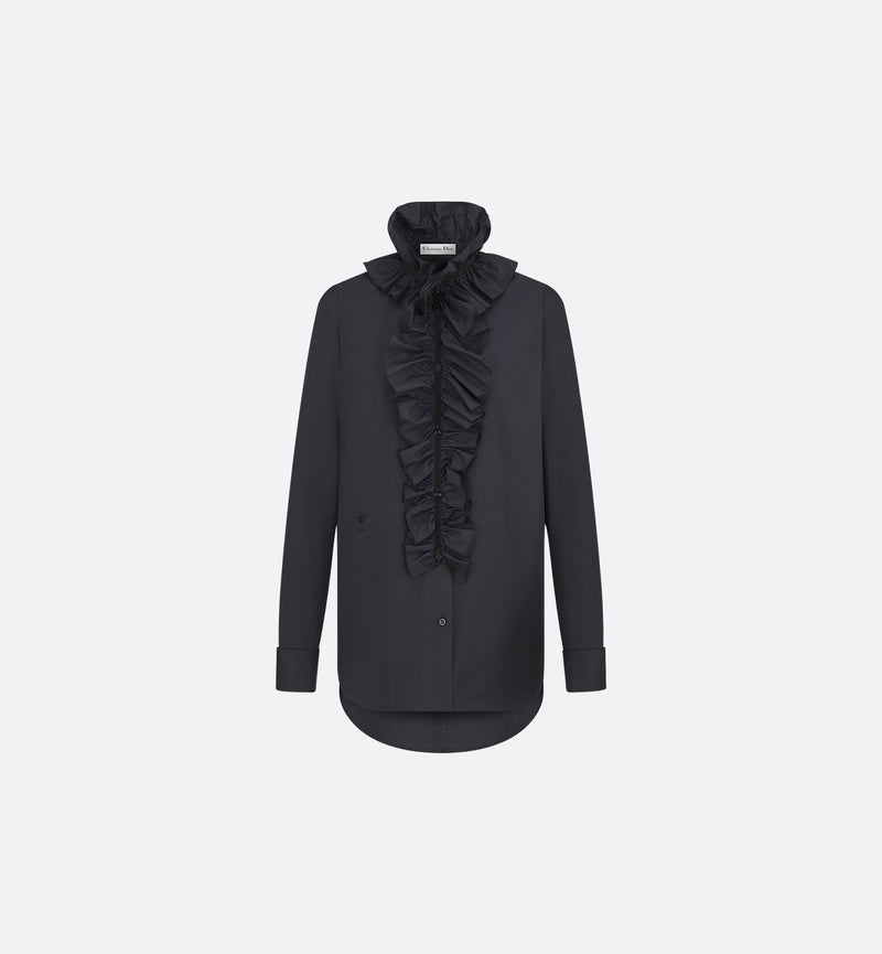 Dior Dior Shirt with Removable Collar Black Women - World Class Fashion