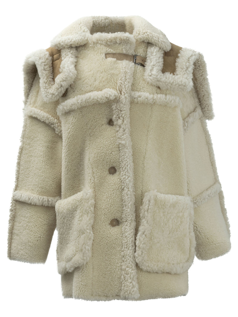 Dior Chaqueta de piel de oveja Dior blanca para mujer - World Class Fashion