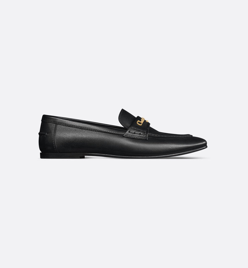 Dior Dior Black Calfskin Boy Loafers Women - World Class Fashion