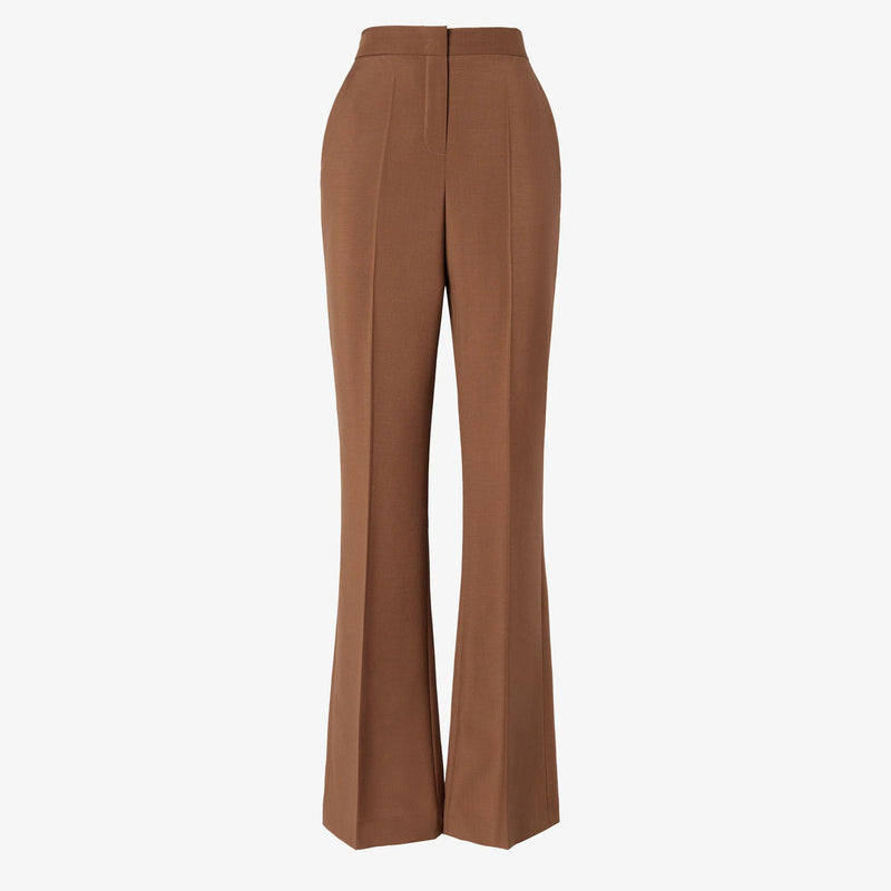 Fendi Fendi Mohair Wool Pants Brown Women - World Class Fashion